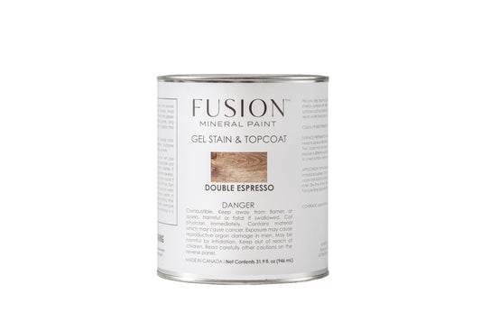 Fusion Mineral Paint Gel Stain and Top Coat Double Espresso