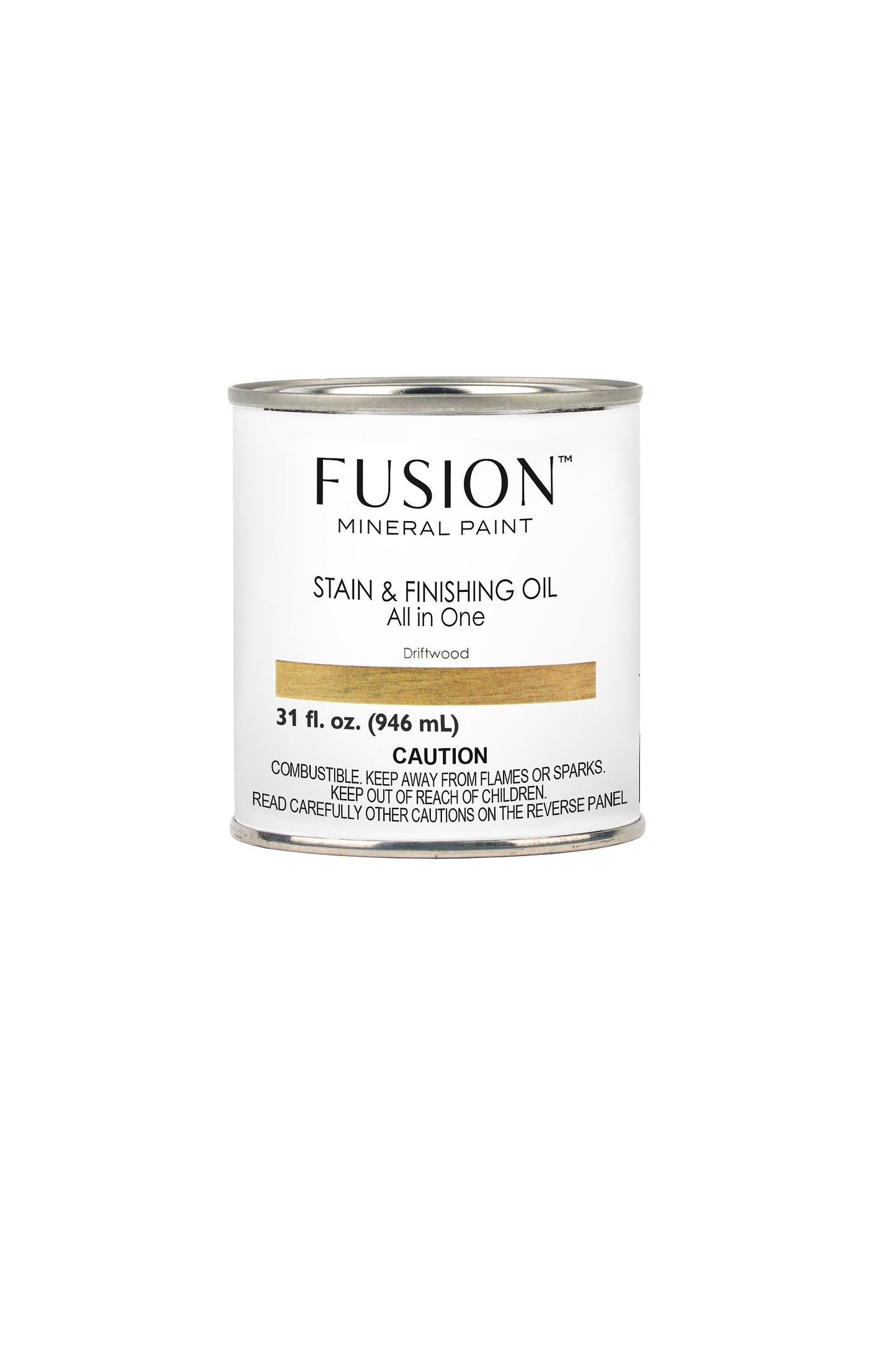 Fusion Mineral Paint Stain and Finishing Oil Driftwood
