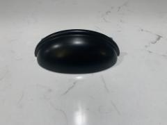 Flat Black Cup Handle Pull