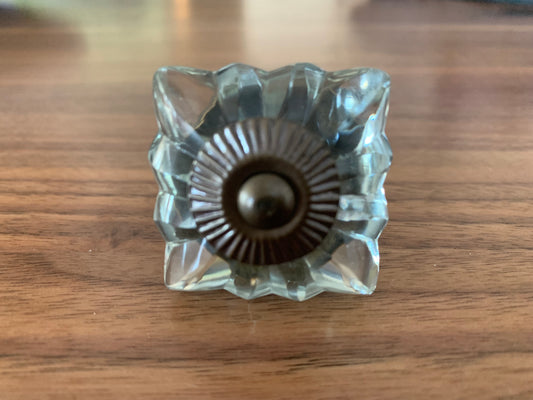 Square Glass Knob