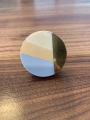 Boho-Inspired Wood Inlay Knob